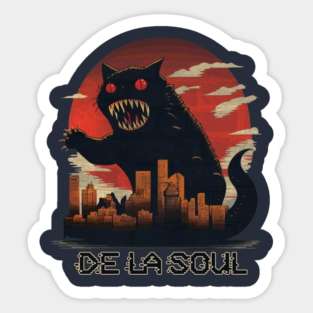 DE LA SOUL Sticker by Bike Ilustrada